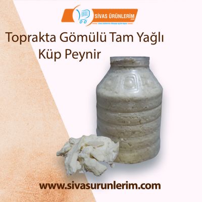 Toprakta Gömülü Tam Yağlı Küp Peynir